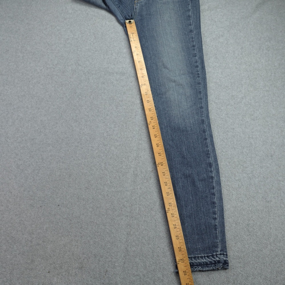Paige‎ Jeans Womens 27 Blue Margot Ankle High Rise Skinny Ellington Raw Hem - Picture 10 of 14